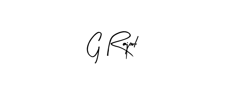Also we have G Rajput name is the best signature style. Create professional handwritten signature collection using Arty Signature autograph style. G Rajput signature style 8 images and pictures png