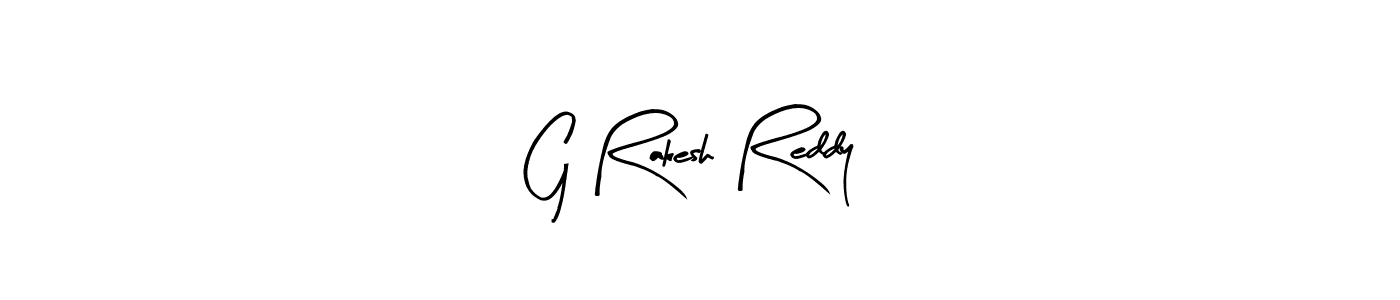 Also You can easily find your signature by using the search form. We will create G Rakesh Reddy name handwritten signature images for you free of cost using Arty Signature sign style. G Rakesh Reddy signature style 8 images and pictures png