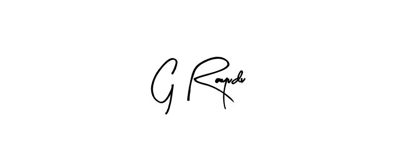 Also we have G Rayudu name is the best signature style. Create professional handwritten signature collection using Arty Signature autograph style. G Rayudu signature style 8 images and pictures png