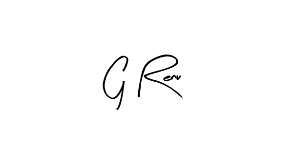 Make a beautiful signature design for name G Renu. Use this online signature maker to create a handwritten signature for free. G Renu signature style 8 images and pictures png