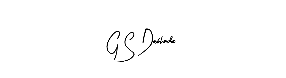 Make a beautiful signature design for name G S Dabhade. With this signature (Arty Signature) style, you can create a handwritten signature for free. G S Dabhade signature style 8 images and pictures png