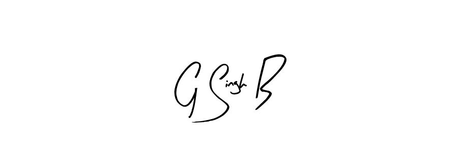 G Singh B stylish signature style. Best Handwritten Sign (Arty Signature) for my name. Handwritten Signature Collection Ideas for my name G Singh B. G Singh B signature style 8 images and pictures png