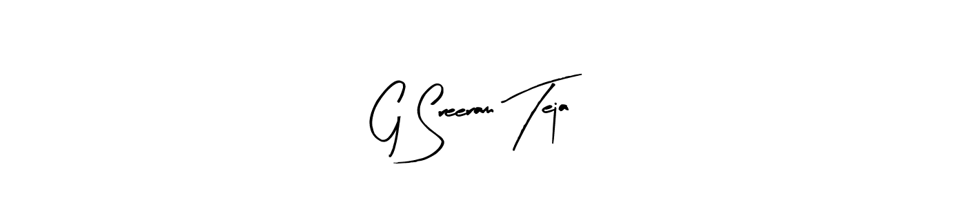 How to Draw G Sreeram Teja signature style? Arty Signature is a latest design signature styles for name G Sreeram Teja. G Sreeram Teja signature style 8 images and pictures png