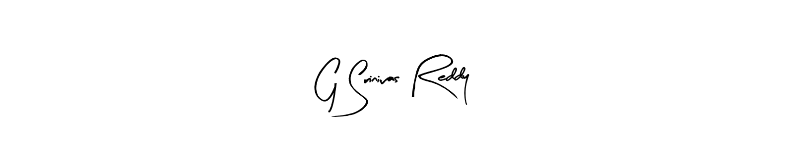 Arty Signature is a professional signature style that is perfect for those who want to add a touch of class to their signature. It is also a great choice for those who want to make their signature more unique. Get G Srinivas Reddy name to fancy signature for free. G Srinivas Reddy signature style 8 images and pictures png