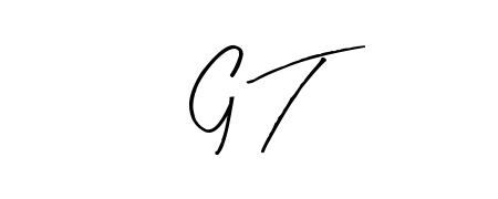 Transform the name G T into a signature masterpiece using Arty Signature font. Ideal for photographers, artists, and creators looking for watermarks. G T signature style 8 images and pictures png