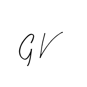 You should practise on your own different ways (Arty Signature) to write your name (G V) in signature. don't let someone else do it for you. G V signature style 8 images and pictures png