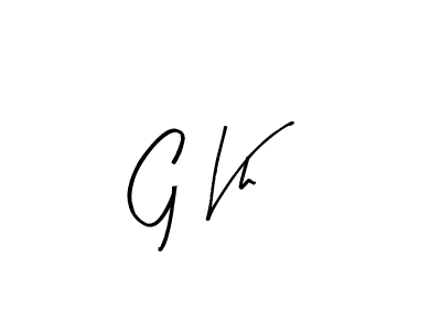 Also You can easily find your signature by using the search form. We will create G Vh name handwritten signature images for you free of cost using Arty Signature sign style. G Vh signature style 8 images and pictures png