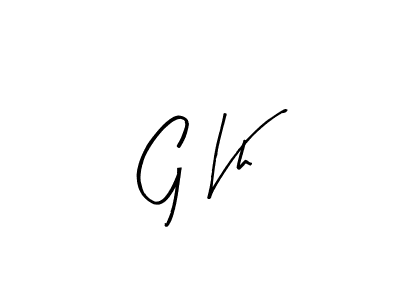 Also You can easily find your signature by using the search form. We will create G Vh name handwritten signature images for you free of cost using Arty Signature sign style. G Vh signature style 8 images and pictures png