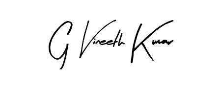 Once you've used our free online signature maker to create your best signature Arty Signature style, it's time to enjoy signing your documents with G Vineeth Kumar name. G Vineeth Kumar signature style 8 images and pictures png