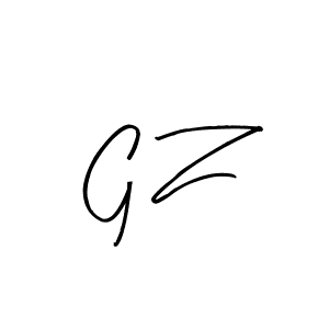 How to make G Z signature? Arty Signature is a professional autograph style. Create handwritten signature for G Z name. G Z signature style 8 images and pictures png