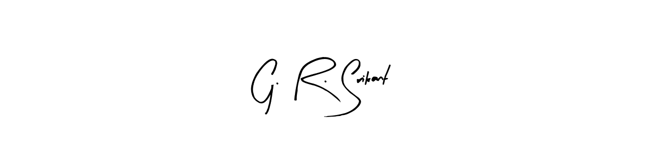 Make a beautiful signature design for name G. R. Srikant. With this signature (Arty Signature) style, you can create a handwritten signature for free. G. R. Srikant signature style 8 images and pictures png