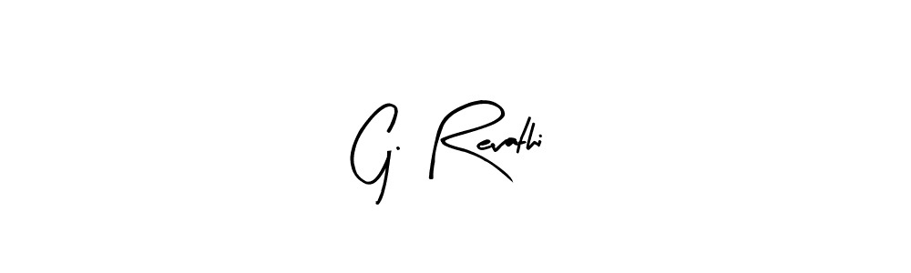 Also we have G. Revathi name is the best signature style. Create professional handwritten signature collection using Arty Signature autograph style. G. Revathi signature style 8 images and pictures png