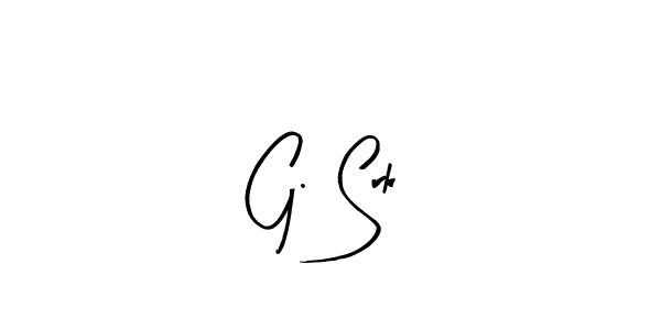 Make a beautiful signature design for name G. Srk. With this signature (Arty Signature) style, you can create a handwritten signature for free. G. Srk signature style 8 images and pictures png