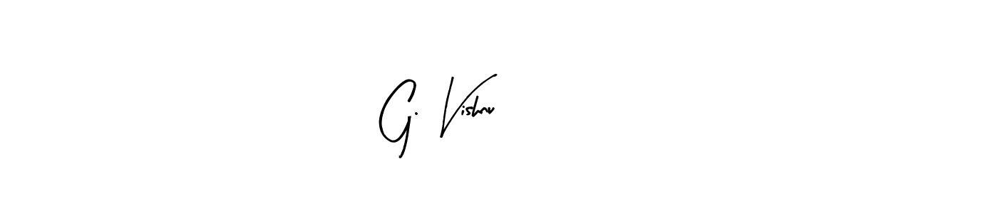Also You can easily find your signature by using the search form. We will create G. Vishnu  360 name handwritten signature images for you free of cost using Arty Signature sign style. G. Vishnu  360 signature style 8 images and pictures png