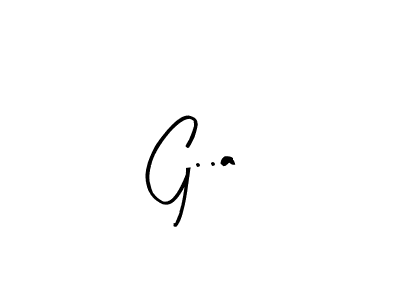 G..a stylish signature style. Best Handwritten Sign (Arty Signature) for my name. Handwritten Signature Collection Ideas for my name G..a. G..a signature style 8 images and pictures png