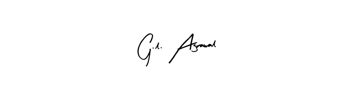It looks lik you need a new signature style for name G.l. Agrawal. Design unique handwritten (Arty Signature) signature with our free signature maker in just a few clicks. G.l. Agrawal signature style 8 images and pictures png