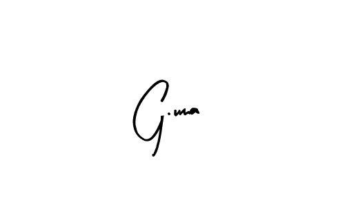Use a signature maker to create a handwritten signature online. With this signature software, you can design (Arty Signature) your own signature for name G.uma. G.uma signature style 8 images and pictures png
