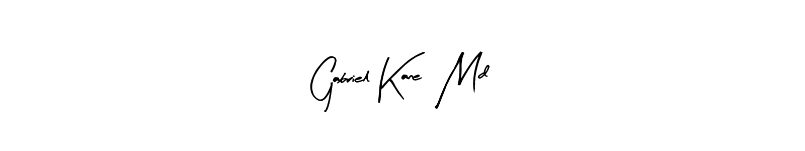 How to make Gabriel Kane  Md name signature. Use Arty Signature style for creating short signs online. This is the latest handwritten sign. Gabriel Kane  Md signature style 8 images and pictures png
