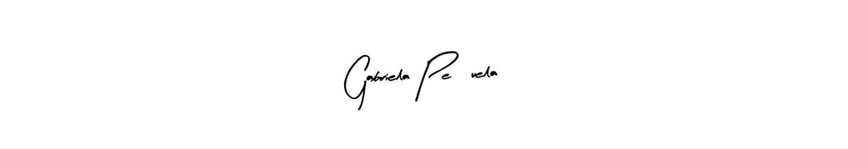 Gabriela Peñuela stylish signature style. Best Handwritten Sign (Arty Signature) for my name. Handwritten Signature Collection Ideas for my name Gabriela Peñuela. Gabriela Peñuela signature style 8 images and pictures png