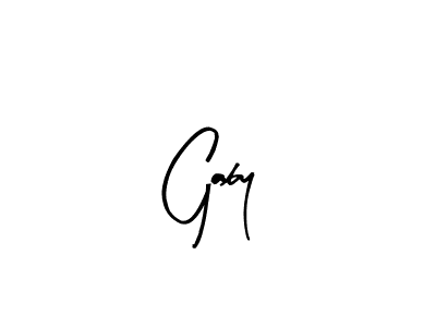 Once you've used our free online signature maker to create your best signature Arty Signature style, it's time to enjoy all of the benefits that Gaby name signing documents. Gaby signature style 8 images and pictures png