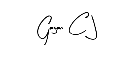 Give your name Gagan C J an exquisite flair with the Arty Signature script font. Ideal for contracts, resumes, and formal letterheads. Gagan C J signature style 8 images and pictures png
