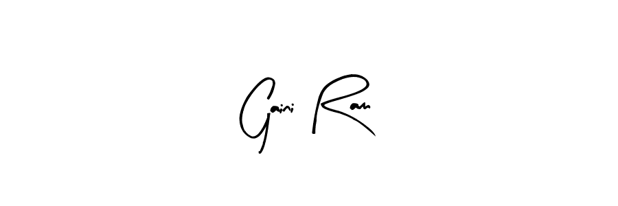 Make a beautiful signature design for name Gaini Ram. Use this online signature maker to create a handwritten signature for free. Gaini Ram signature style 8 images and pictures png