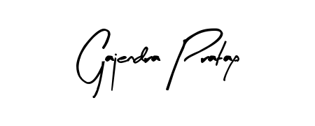 A modern signature idea for name Gajendra Pratap using Arty Signature font. Clean strokes and elegant curves make it stand out instantly. Gajendra Pratap signature style 8 images and pictures png