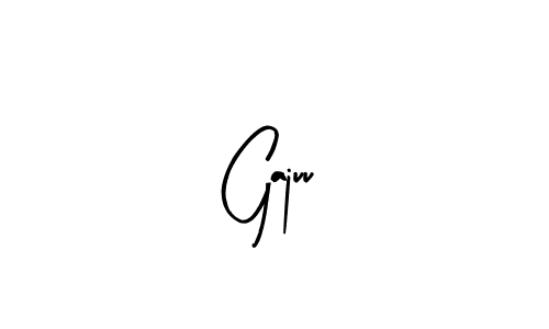 Make a beautiful signature design for name Gajuu. With this signature (Arty Signature) style, you can create a handwritten signature for free. Gajuu signature style 8 images and pictures png