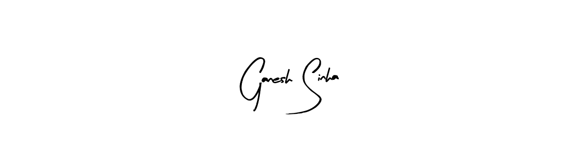 Similarly Arty Signature is the best handwritten signature design. Signature creator online .You can use it as an online autograph creator for name Ganesh Sinha. Ganesh Sinha signature style 8 images and pictures png