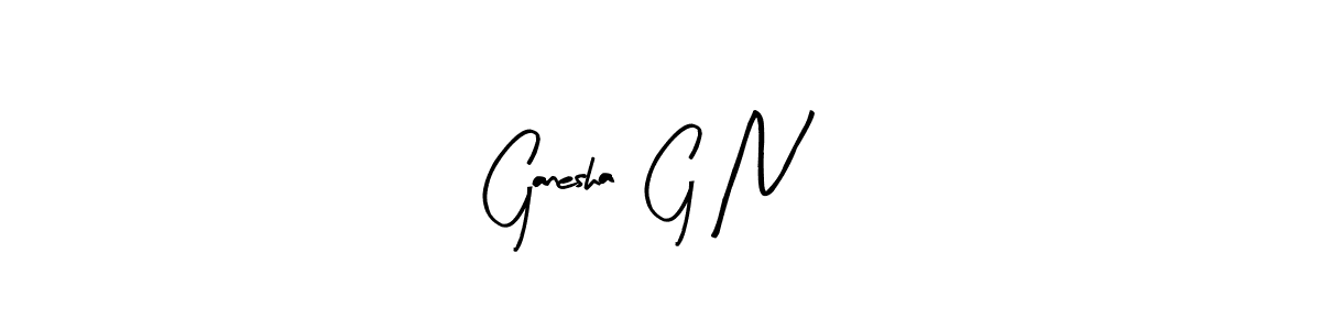 This is the best signature style for the Ganesha  G N name. Also you like these signature font (Arty Signature). Mix name signature. Ganesha  G N signature style 8 images and pictures png