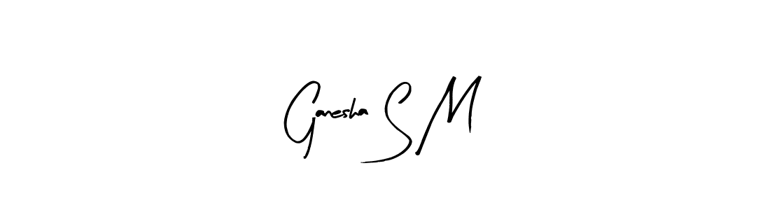 You can use this online signature creator to create a handwritten signature for the name Ganesha S M. This is the best online autograph maker. Ganesha S M signature style 8 images and pictures png
