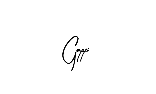if you are searching for the best signature style for your name Gappi. so please give up your signature search. here we have designed multiple signature styles  using Arty Signature. Gappi signature style 8 images and pictures png
