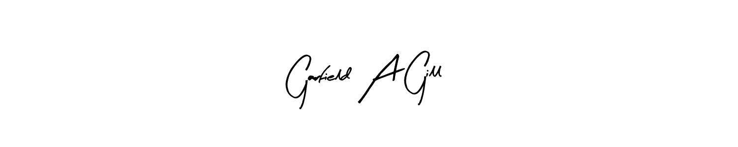 Arty Signature is a professional signature style that is perfect for those who want to add a touch of class to their signature. It is also a great choice for those who want to make their signature more unique. Get Garfield A Gill name to fancy signature for free. Garfield A Gill signature style 8 images and pictures png