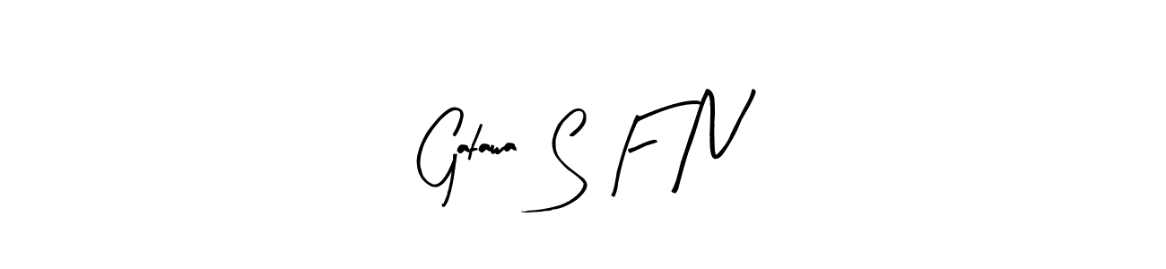 How to Draw Gatawa  S F N signature style? Arty Signature is a latest design signature styles for name Gatawa  S F N. Gatawa  S F N signature style 8 images and pictures png
