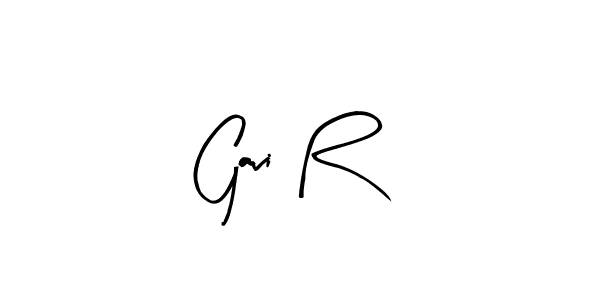 Similarly Arty Signature is the best handwritten signature design. Signature creator online .You can use it as an online autograph creator for name Gavi R. Gavi R signature style 8 images and pictures png