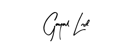 Looking for an artistic signature for Gayal Lnd? The Arty Signature calligraphy style gives a sophisticated flow suitable for business cards and emails. Gayal Lnd signature style 8 images and pictures png