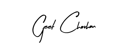 Designed for modern professionals: Geet Chouhan name signature crafted with Arty Signature script. Ready for digital PDF workflows. Geet Chouhan signature style 8 images and pictures png