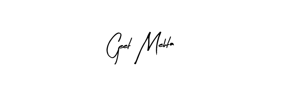 Make a beautiful signature design for name Geet Mehta. With this signature (Arty Signature) style, you can create a handwritten signature for free. Geet Mehta signature style 8 images and pictures png