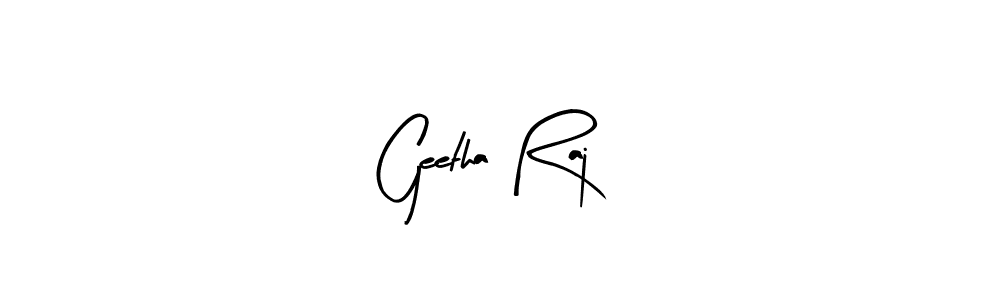 if you are searching for the best signature style for your name Geetha Raj. so please give up your signature search. here we have designed multiple signature styles  using Arty Signature. Geetha Raj signature style 8 images and pictures png