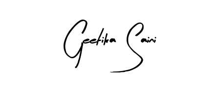 Discover how Geetika Saini looks in an executive cursive font (Arty Signature). Perfect for legal documents, invoices, and certificates. Geetika Saini signature style 8 images and pictures png
