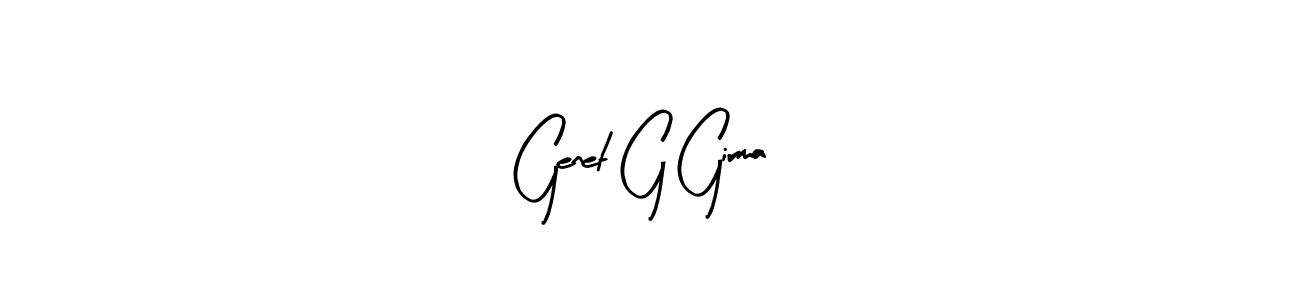 if you are searching for the best signature style for your name Genet G Girma. so please give up your signature search. here we have designed multiple signature styles  using Arty Signature. Genet G Girma signature style 8 images and pictures png