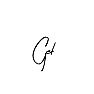 Make a beautiful signature design for name Get. With this signature (Arty Signature) style, you can create a handwritten signature for free. Get signature style 8 images and pictures png