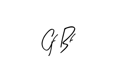 Design your own signature with our free online signature maker. With this signature software, you can create a handwritten (Arty Signature) signature for name Gf Bf. Gf Bf signature style 8 images and pictures png