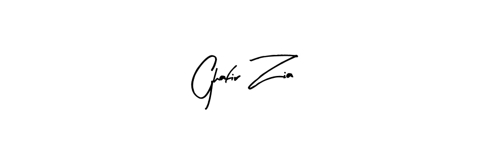 Ghafir Zia stylish signature style. Best Handwritten Sign (Arty Signature) for my name. Handwritten Signature Collection Ideas for my name Ghafir Zia. Ghafir Zia signature style 8 images and pictures png