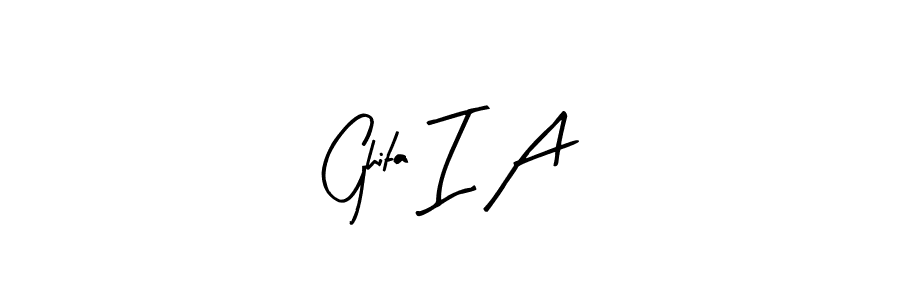 This is the best signature style for the Ghita I A name. Also you like these signature font (Arty Signature). Mix name signature. Ghita I A signature style 8 images and pictures png