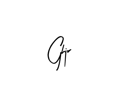Design your own signature with our free online signature maker. With this signature software, you can create a handwritten (Arty Signature) signature for name Ghjr. Ghjr signature style 8 images and pictures png