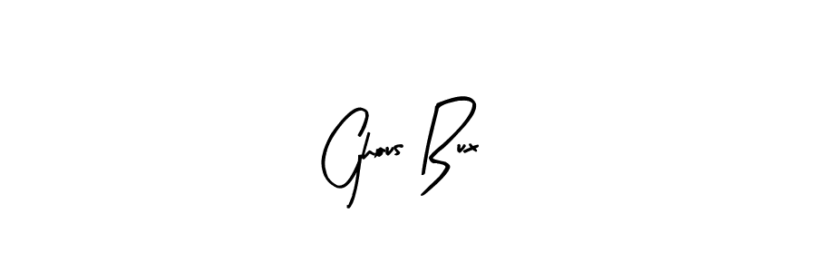 The best way (Arty Signature) to make a short signature is to pick only two or three words in your name. The name Ghous Bux include a total of six letters. For converting this name. Ghous Bux signature style 8 images and pictures png