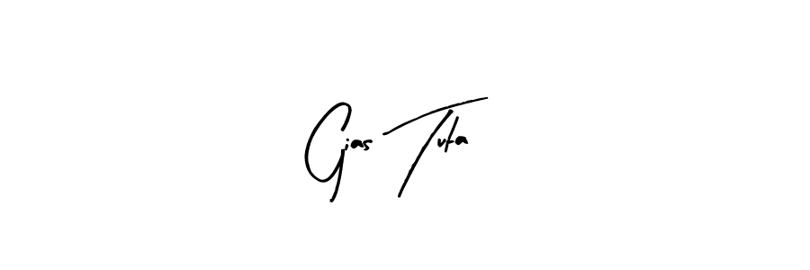 Make a beautiful signature design for name Gias Tuta. With this signature (Arty Signature) style, you can create a handwritten signature for free. Gias Tuta signature style 8 images and pictures png
