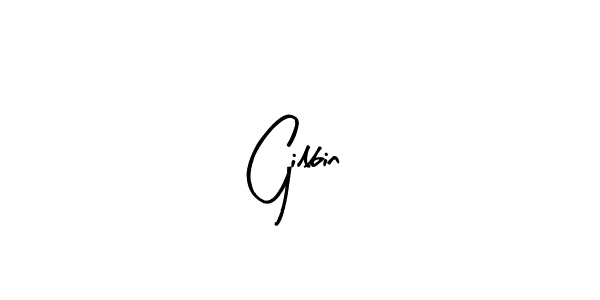 Create a beautiful signature design for name Gilbin. With this signature (Arty Signature) fonts, you can make a handwritten signature for free. Gilbin signature style 8 images and pictures png