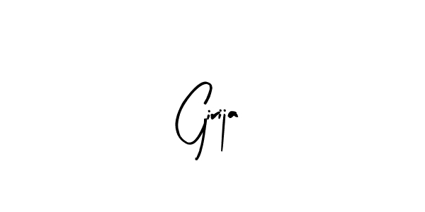 Best and Professional Signature Style for Girija. Arty Signature Best Signature Style Collection. Girija signature style 8 images and pictures png
